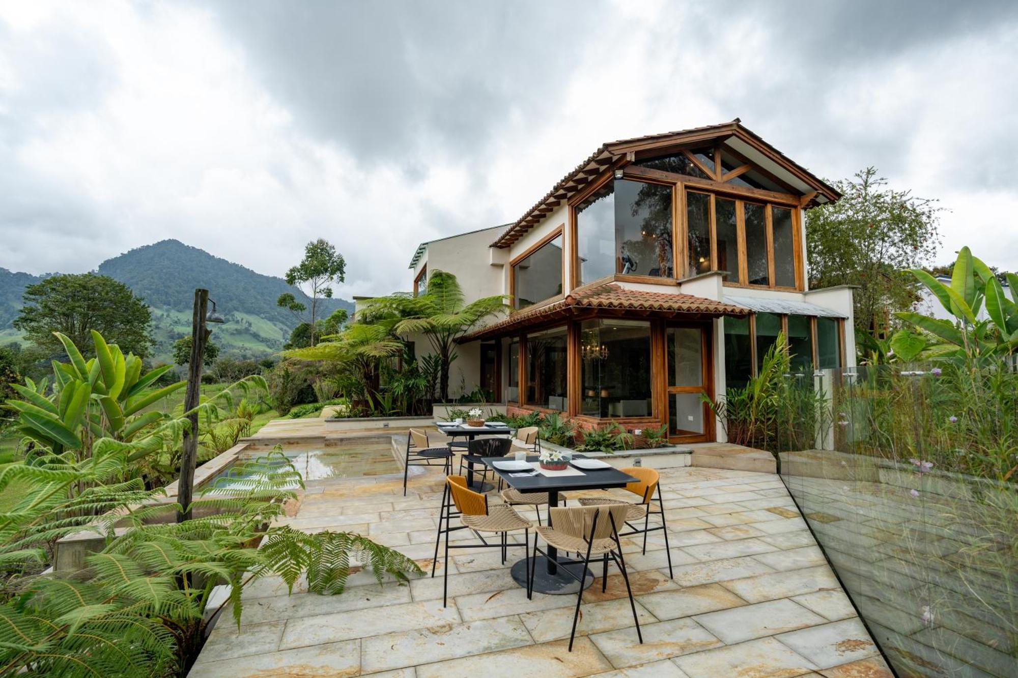 Отель Termales El Otono Ла-Энеа Экстерьер фото The restaurant